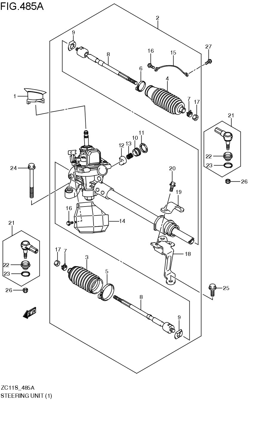 STEERING GEAR UNIT