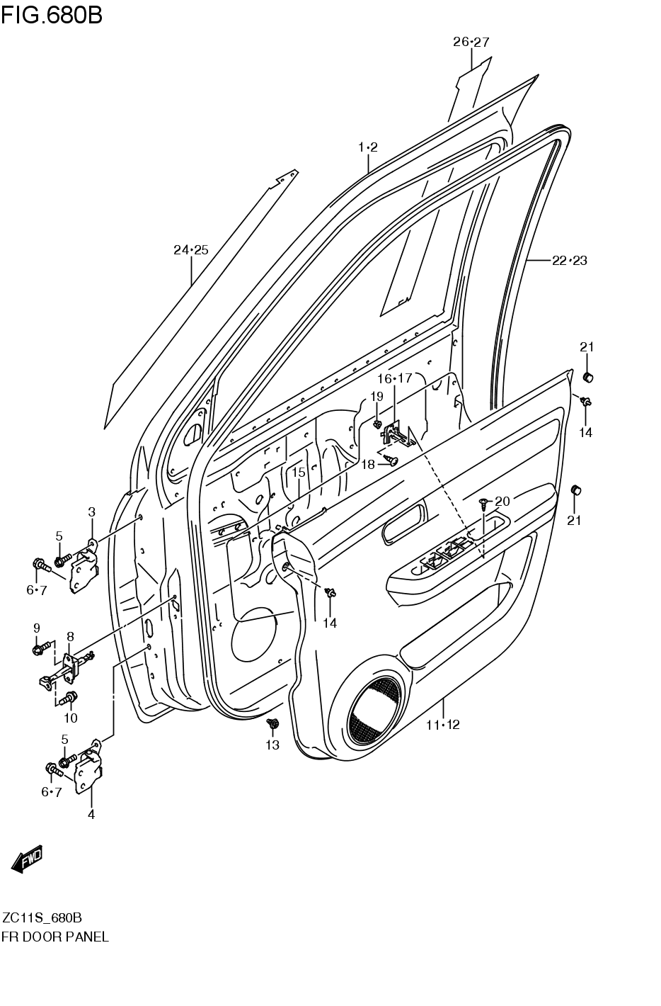 FRONT DOOR PANEL