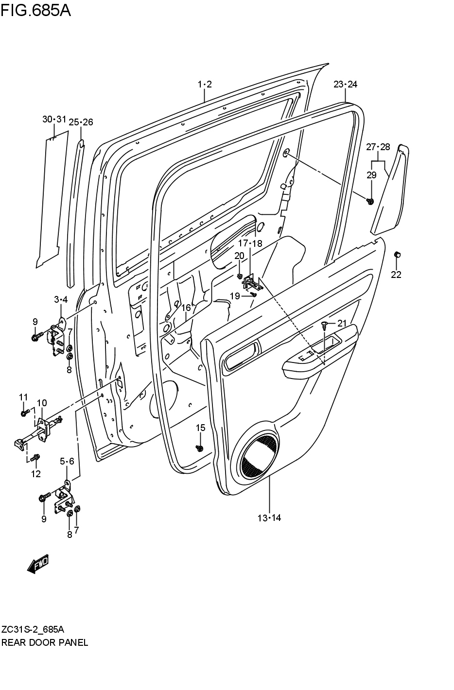 REAR DOOR PANEL