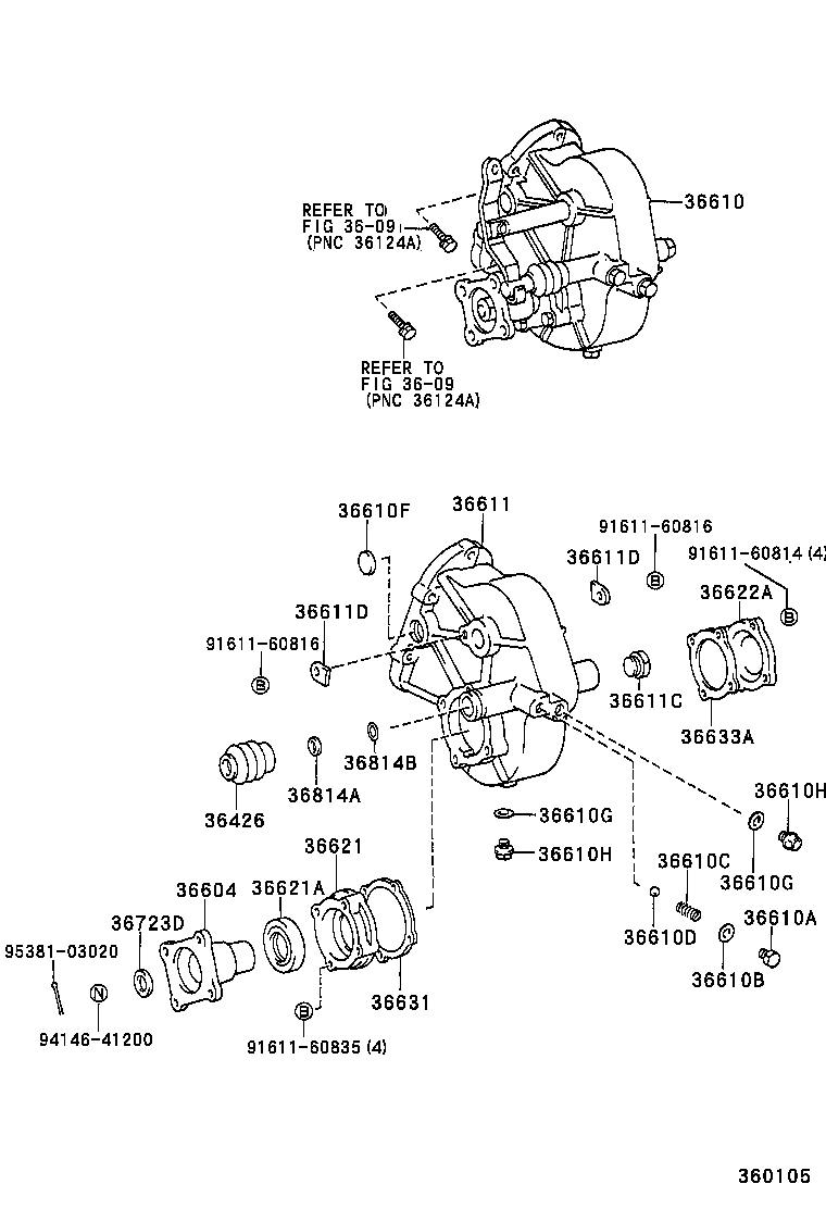 ILLUST NO. 1 OF 2(9001-9401)PZJ70 ; (9001-9908)HZJ70,77 ; (9001-9