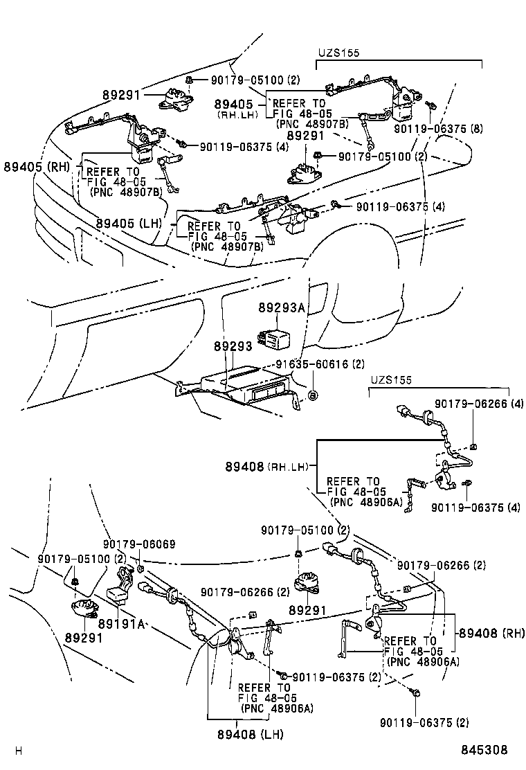 (9508-    )JZS151,155,UZS15#