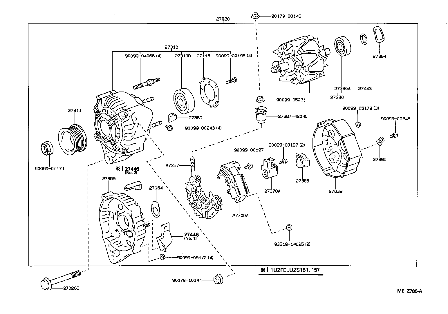 12V 80A, 12V 100A                                   (9508-    )1UZFE