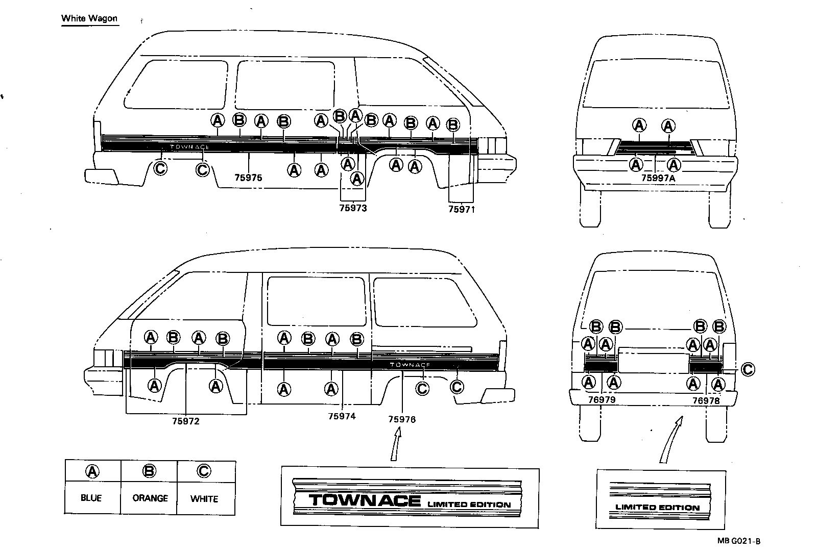 WHITE WAGON                                         (8310-8311)